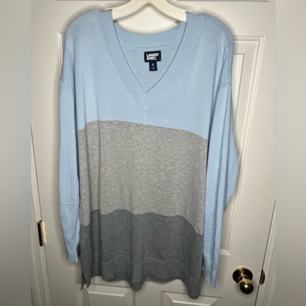 Lands’ End long sleeve sweater shirt, XL